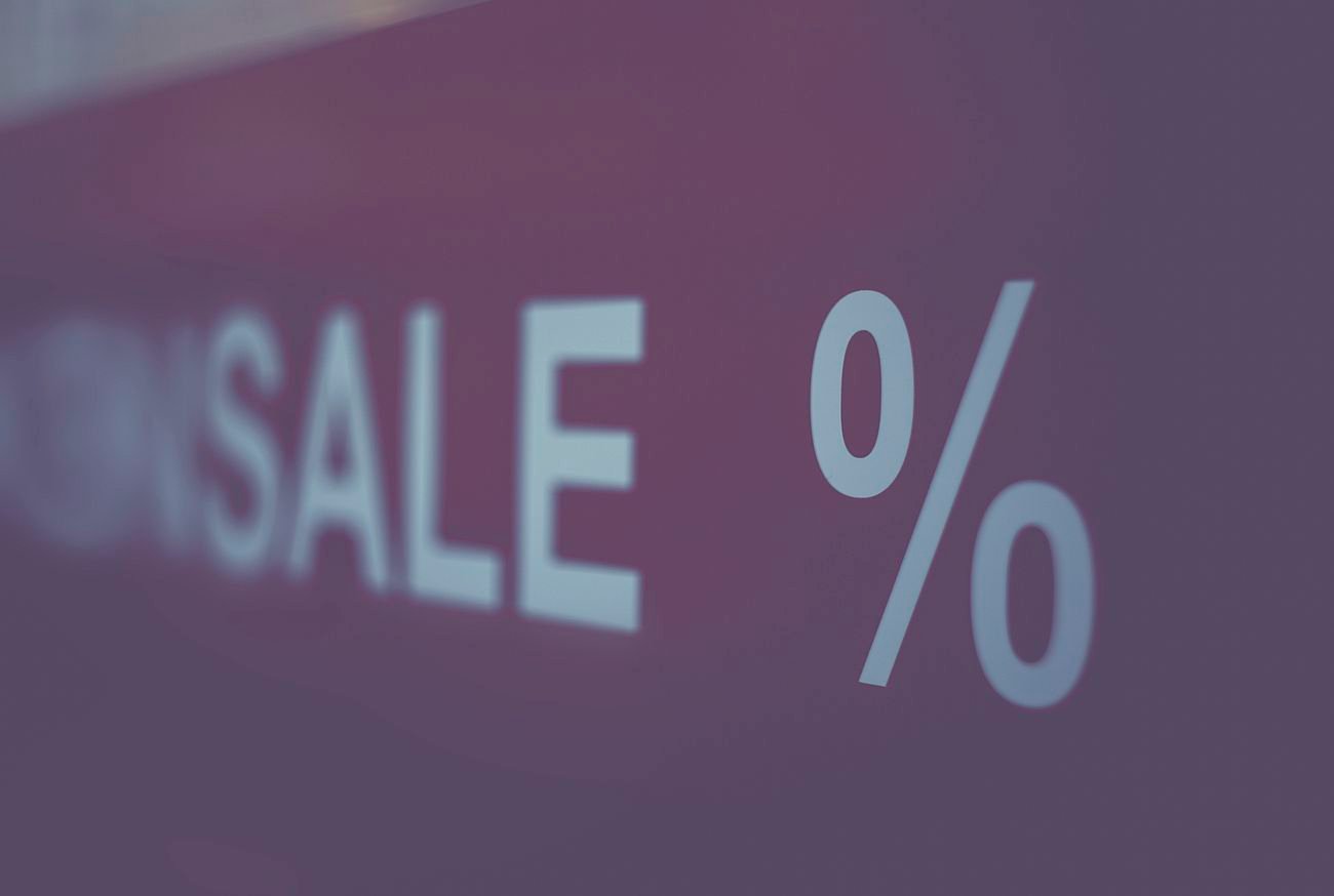 Sale at a big store