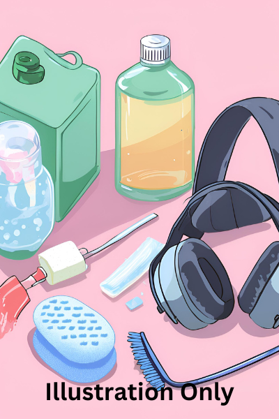 how to clean your headphones