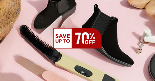 Discover enticing early Black Friday deals on Amazon, valid on 11/18/2023. Enjoy up to 70% off on various products, including Nicebay Hair Straightener Brush, Women's Pull On Ankle Boots, Fshine Clip in Hair Extensions, and Women's Revona Low Wedge Ankle Strap Flats Shoes.